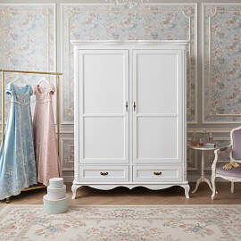 Vintage-Look Kleiderschrank Chateau natur