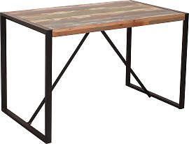 Vintage Massivholz Tisch 120x77x70cm bunt