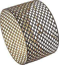 Vintage Metal round lampenschirm,schwarz gold,