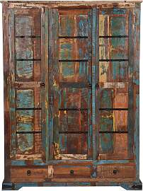 Vintage Möbel Kleiderschrank 140x190x60cm Massiv