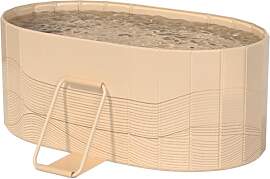 Vinteky Faltbare Badewanne für Erwachsene, 120cm