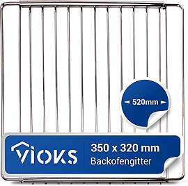 VIOKS Backofen Gitterrost Ausziehbar 350/520mm x