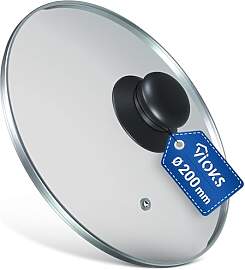 VIOKS Glasdeckel 20 cm Topf Deckel &