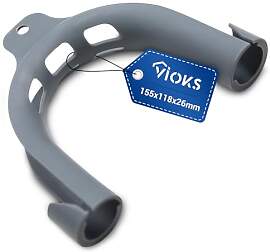VIOKS Haltebogen Ablaufschlauch 180 Grad Bogen PVC 