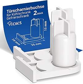 VIOKS SET 2x Türscharnierbuchse Ersatz für Bosch 