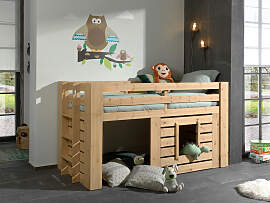 Vipack Hochbett, 90x200 cm, Kinder- &