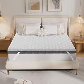 Vipbear Matratzen Topper 90 x 200 cm H2/H3, 8 cm