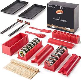 Virklyee Sushi Making Kit 17 Stück Sushi-Set