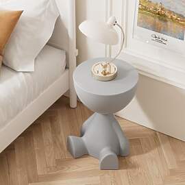 Virzen Beistelltisch, runder Couchtisch, süßer