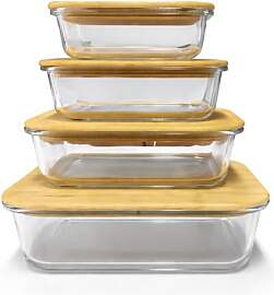 Visario Frischhaltedosen Glas 4er Set – 370,