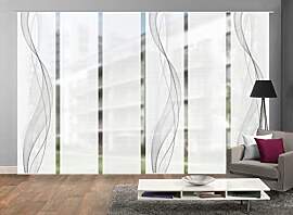VISION S 6er-Set Schiebegardine Heights