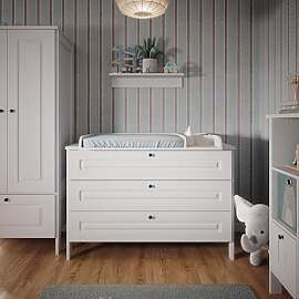 VitaliSpa Wickelkommode Ajaton, Weiß, 133 x 98.4