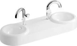 VitrA Liquid Doppelwaschtisch 7313B403-0001