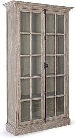 Vitrine Columbia aus Eschenholz, klassisch, Natur, 