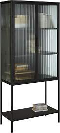 Vitrine Cube in Schwarz