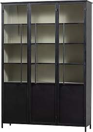 Vitrine Exhibit 3XL aus Metall, Industrial Design, 