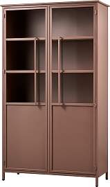 Vitrine Exhibit aus Metall und Glas, modern im