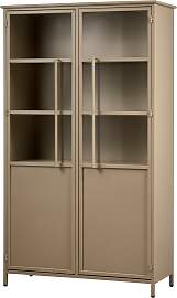 Vitrine Exhibit aus Metall und Glas, modern