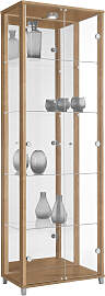 Vitrine FIF MÖBEL "OPTIMA", nocefarben, 