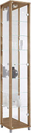 Vitrine FIF MÖBEL "OPTIMA", nocefarben, 
