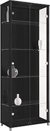 Vitrine FIF MÖBEL "OPTIMA", schwarz,