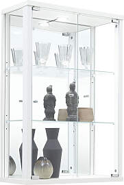 Vitrine FIF MÖBEL "OPTIMA", weiß,