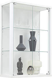 Vitrine FIF MÖBEL "OPTIMA", weiß,