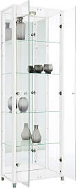 Vitrine FIF MÖBEL "OPTIMA", weiß,