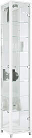 Vitrine FIF MÖBEL "OPTIMA", weiß,