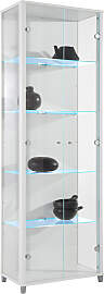 Vitrine FIF MÖBEL "OPTIMA", weiß,