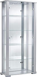Vitrine FIF MÖBEL "STELLA", silber,