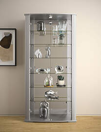 Vitrine FIF MÖBEL "STELLA", silber