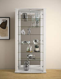 Vitrine FIF MÖBEL "STELLA", weiß,