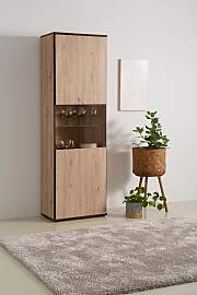 Vitrine HELA "Ariana", schwarz (artisan
