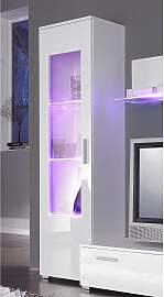 Vitrine HÖLTKEMEYER "Flame", weiß,