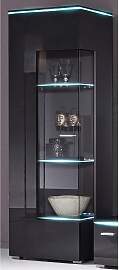 Vitrine HÖLTKEMEYER "Happy", schwarz,