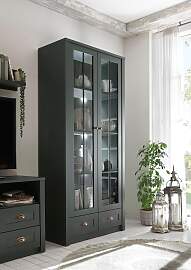 Vitrine HOME AFFAIRE "Ascot", grün,