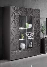 Vitrine HOME AFFAIRE "Prisma Höhe 166 cm,