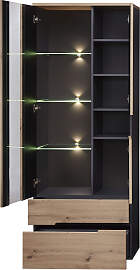 Vitrine INNOSTYLE "Memphis", braun