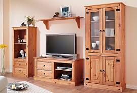 Vitrine OTTO HOME, beige (hell gewachst),