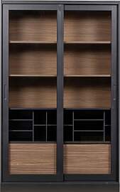 Vitrine WOOOD "James", schwarz,