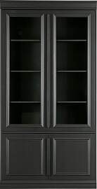 Vitrine WOOOD "Organize", schwarz,