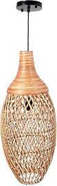 VIVANNO Deckenlampe Deckenleuchte Rattan CALANTE