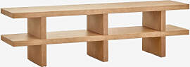 Viviene 150x35 Cm Mdf-tv-schrank Esche Braun -