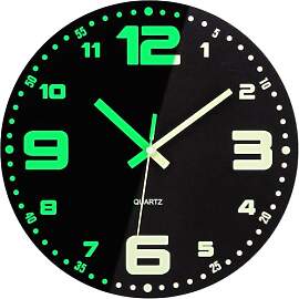 VIVILINEN Wanduhr Leuchtend MDF Kein Glas Wanduhr