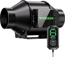 VIVOSUN AeroZesh G4 Rohrventilator 100 mm