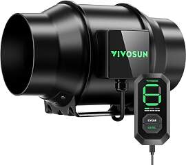 VIVOSUN AeroZesh G6 Rohrventilator 150mm