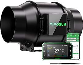 VIVOSUN Smart Rohrventilator 150mm