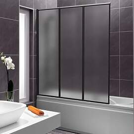 Vkechh Duschwand für Badewanne 120×140 cm,
