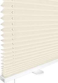 Vkele Plissee Klemmfix ohne Bohren, Beige